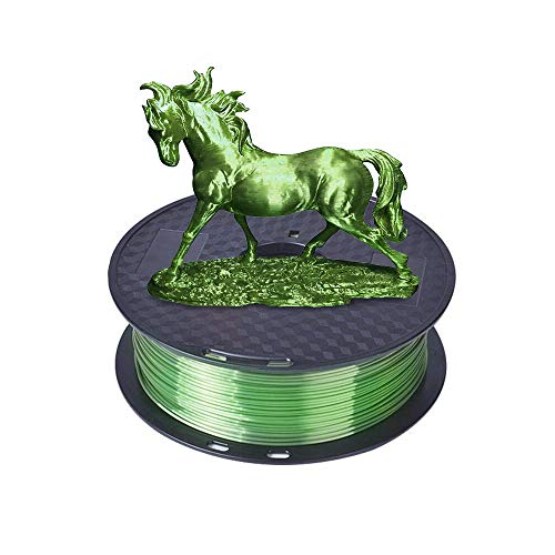 Hefute 3D филамент за печатач 1.75mm 1kg Spool Silk Bronze 3D Material Material Mester Most FDM печатач + - 0,02 точност