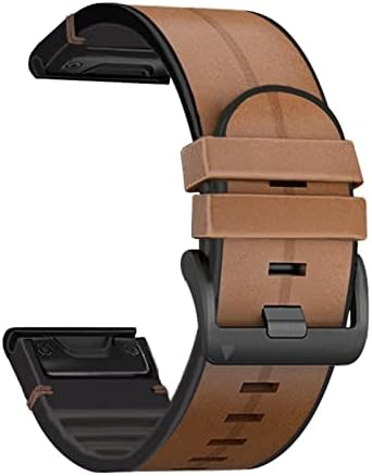 GHFHSG QuickFit Watch Strap за Garmin Fenix ​​7 7x 6 6x Pro 5x 5 Plus 3HR 935 945 S60 Ginuine Leather Silicone Smart Watch 22 26mm