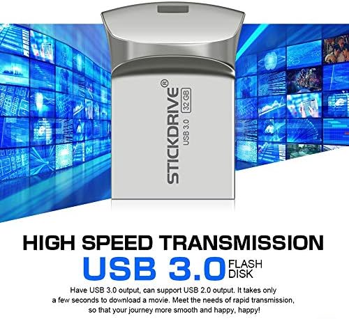 Луокангфан LLKKFF Компјутерски Податоци ЗА Складирање 64GB USB 3.0 Голема Брзина Креативни Метал U Диск