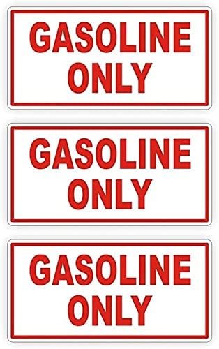 3 компјутери со бензин само винил декларација | Налепница | Етикета за гориво гасна врата етикета водоотпорен