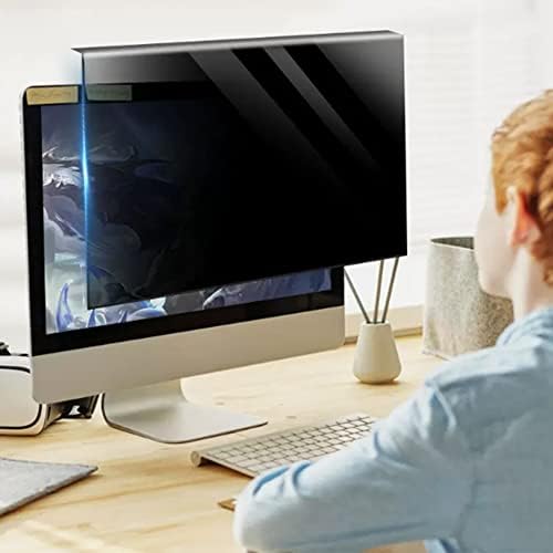 JQZWXX Компјутерски екран за приватност на екранот, 20-27 Универзална мониторска рамка за монитор Антички заштитен канцелариски додатоци Висока