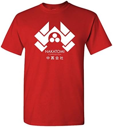 Корпорацијата Goozler Nakatomi - Филм во 80 -тите години - маица за машка памук