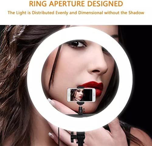 N/A 18 -инчен LED прстен светлосна фото -фото студио телефонска видео ламба со миризба за шминка преносно фотографско осветлување
