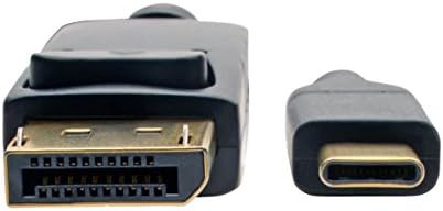 Tripp Lite USB C за да се прикаже 4K адаптер кабел Thunderbolt 3 компатибилен, m/m, USB тип C до DP, USB-C, USB Type-C 3 '3ft