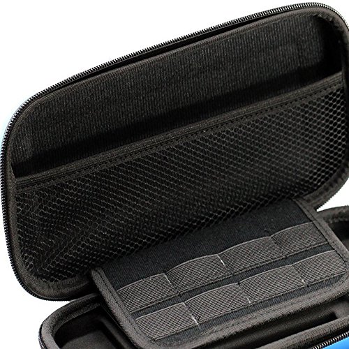 Nintendo Switch Carry Case, [3 in 1] Nintendo Switch Console Cover & Switch Silicone oy-con Grip and Grips & Switch Tempered Glass