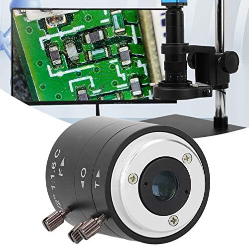 Fournyaa Cctv Објектив, Kp-0612 3mp 6-12mm Камера Објектив, За C-Монтирање Индустриски Микроскоп Јасни Слики F 1.6 Релативна Решетка