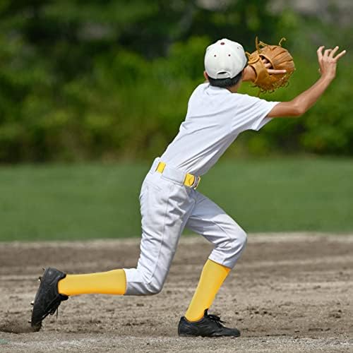 Бејзбол Или Софтбол Чорап И Појас Комбо Сет 3 Софтбол Бејзбол Чорапи Со Бејзбол Појас За Деца Момчиња Девојчиња Млади