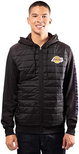 Ultra Game NBA Man's Full-zip мека мека руно пуферка худи јакна