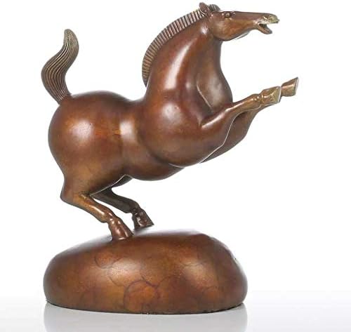 WSSBK Среќна плодна коњска фигура рачно изработена бронзена фигура Европа за уметност дома занает занает за домашна канцеларија