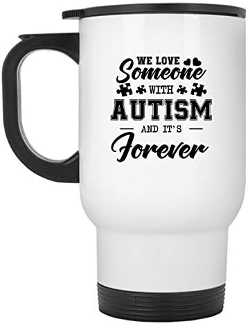 Сакајте некој со чаша за патување со аутизам, челична кригла за кафе