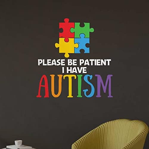 Никогаш Не Потценувајте Аутизам Мајка Винил Ѕид Налепници Аутизам Свест Ѕид Налепници Загатка Парче Налепници Аутистична Поддршка