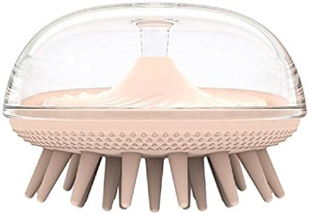 Chengzui тркалезна медуза форма коса шампон четка силиконски влакната воздух перница Акупоинт глава Скалп масажа за чистење чистење чешел