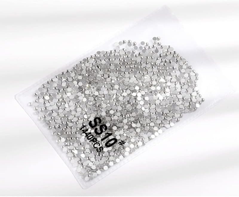Мини рамен за ринестони кристали 3Д украси со рамни камења со рамни камења поставени E74C -