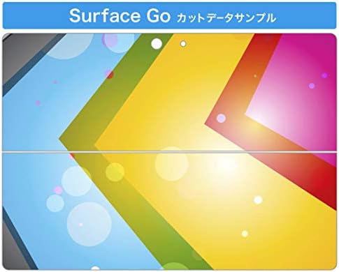 Декларална покривка на igsticker за Microsoft Surface Go/Go 2 Ultra Thin Protective Tode Skins Skins 002122 Chapture Simple
