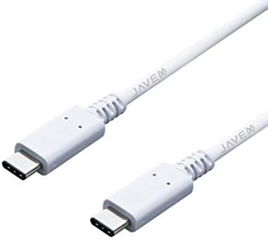JAVEX USB c ДО C [1ft, 3Pack] [USB-ако Е Сертифициран, E-Mark IC, 100w Полнење, 10Gbps] Безбедност UL Наведени, Кул Сива