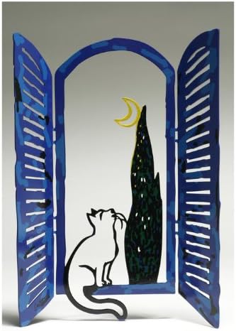 Светот На Јудаика Дејвид Герштајн Мачката И Скулптурата На Прозорецот На Месечината