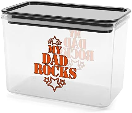 Татко ми Карпи Пластична Кутија За Складирање Контејнери За Складирање Храна Со Капаци Тегла Со Ориз Запечатена Кофа За Организација
