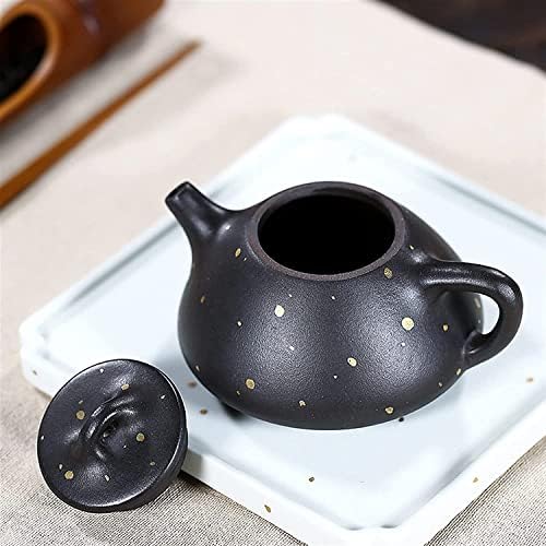 Канцелариски чајник чајник славен рачно изработен пурпурен песок сад руда црна златна глина чајник, чајни чајни чајници