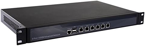 1u Rackmount Firewall Хардвер, VPN, Мрежен Безбедносен Апарат, Intel J4125, hunsn RS06k, AES-NI, 6 x I226-V 2.5 Gbe, Конзола, VGA, Barebone,