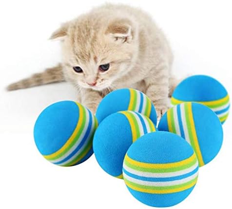 10 парчиња мачки играчки Интерактивна топка играат џвакачки гребење гребење