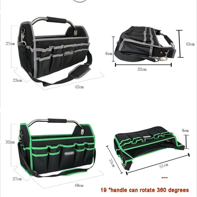 BHVXW мултифункционален комплет шрафцигер аголен куфер алатки столче за електрична енергија алатка за торби додатоци за чистење