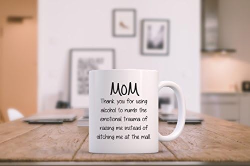 Подароци за ден на мајки од ќерка, син - мајка, споделувајќи ја вашата ДНК Смешна кафе кригла - Одлични подароци за мама од омилено дете, деца