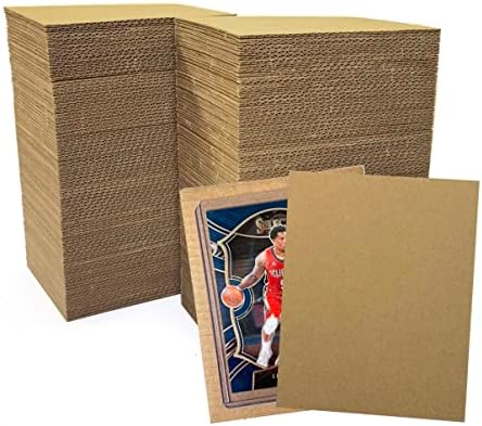 200 пакувања 5x7 инчи брановидни картонски чаршафи, премиум Браун Крафт брановидни влошки картонски вметнува рефус рамен за маици, испорака,
