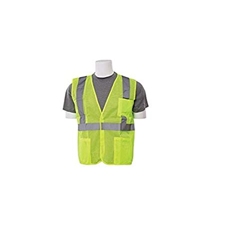 Стандардни елеци на ERB, Hi Viz Lime, 3 x 40 x 27