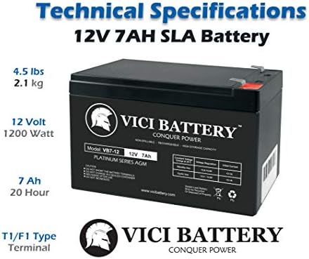 VICI Батерија 12v 7AH SLA Замена Батерија За Tripplite SU1000XLA UPS Бренд Производ