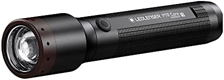 LeDlenser, P7R Core Flashlight, LED светло за дома и итна употреба, црна боја