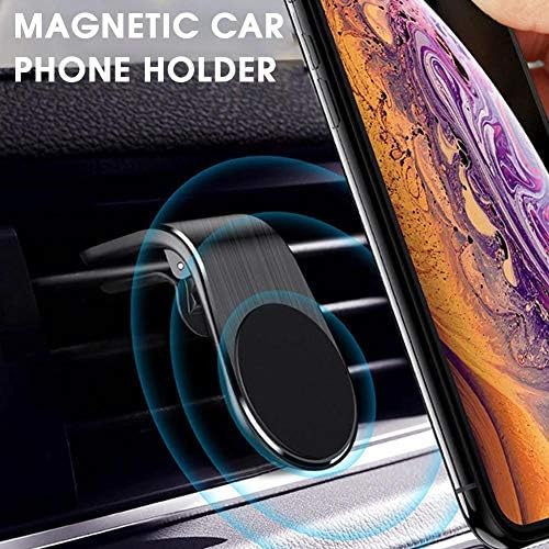 Монтажа за автомобили за Motorola Moto G Power - Clip Magnetomount, метален автомобил за воздушен вентилатор Силен магнет за
