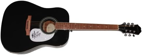 Мајкл Реј потпиша автограм со целосна големина Гибсон епифон Акустична гитара Б/Jamesејмс Спенс автентикација JSA COA - Суперerstвезда
