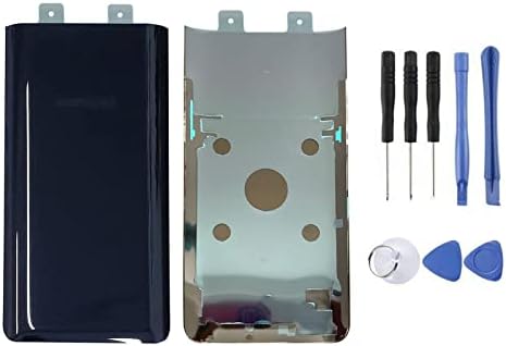 Тенок Заден Стаклен Капак На Батеријата Замена На Вратата За Домување За Samsung Galaxy A80 a805, Црна