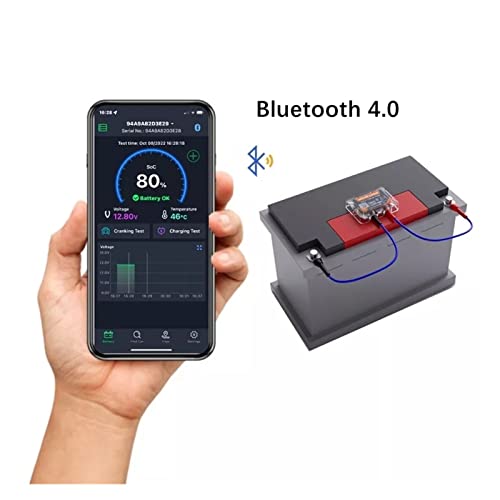 Безжичен Bluetooth 4.0 Manager Manager BM6 Pro со апликација за здравство на батерии за автомобили Управување со тестер за монитори на батеријата