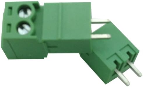 50 парчиња теренот 3.81 mm 2way/Pin Termin Connector Connector W/Straight-Pin Зелена боја Вклучување на типот SkyWalking
