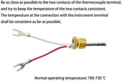 750mV термопар за топлина Glo Heatilator, Termplace Thermopile Заменливо камин и додатоци за шпорети Дел број 60125501 ， H5882，60J79,60J7901 ， R942，2103-512