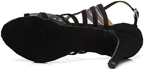 Hipposeus латински танцувачки чевли за жени салса перформанси за танцување висока потпетица, модел YC-L300