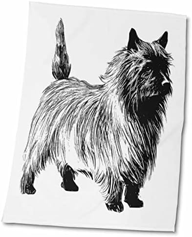 3drose Florene Dog - скица на кучиња од териер на Карин - крпи