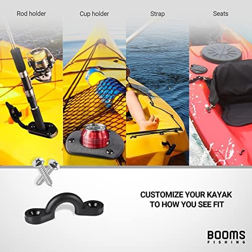 Booms Риболов MA1 Kayak Pad Tri-Grip комплет за ритам, црна