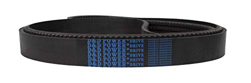 D&D PowerDrive 3vx630/04 Ford или New Holland Remente Belt, 3VX, 4 -band, 63 должина, гума