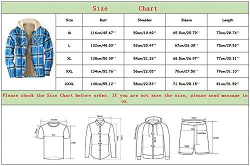 Машка есен и зимска карирана џебна качулка со лабава кошула Топ јакна палто предни џебни ветерници мажи