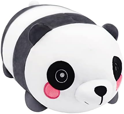 Дебела панда полнето животно, чиста перница за панда-маст Чаби Панда Плиш, Каваи Огромни плишани, голема пискава перница, Плишана перница