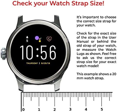 Еден ехелон Брза за часовници за часовници компатибилен со Garmin Forerunner 745 Silicone Watch Strap со заклучување на копчињата, пакет