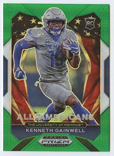 2021 Panini Prizm Draft Picks Prizms Green 194 Kenneth Gainwell All American Memphis Tigers Football Trading Card