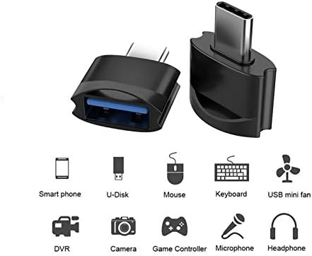 USB C женски до USB машки адаптер компатибилен со вашето Duo Duo Microsoft Surface за OTG со полнач Type-C. Користете со уреди за експанзија