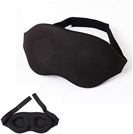Гуангминг - Маска за спиење за жени и мажи кои спијат, удобна и супер мека маска за спиење со прилагодлива лента, 3Д контурирана помош за очите за спиење за спиење за ?