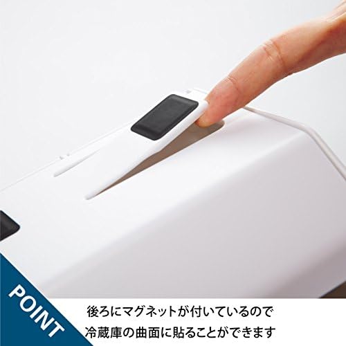 IdeaCo Јапонија Минималистичка дизајнерска хартија за хартија за хартија, магнетно или wallидно монтирање, бело