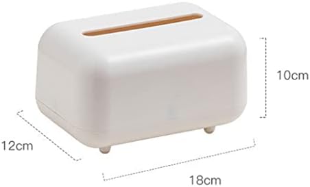 SDGH домаќинство Едноставна кутија за ткива Пластична дневна соба Трпезарија Десктоп Воздушна прашина за прашина за складирање
