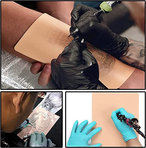 Празно Тетоважа Пракса Кожи - Lyuxzad 10 Листови Тетоважа Кожата Пракса 7, 4x5, 6 Двојни Страни Лажни Кожата Тетовирање Микроблејдинг Веѓа Усна