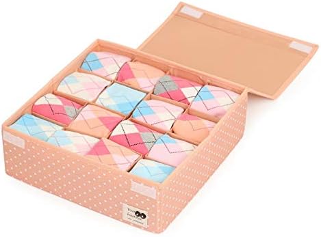 Анкус Правоаголна Преклопна Ткаенина Едноставна Кутија За Складирање Долна Облека Од 16 Мрежи Ткаенина Кутија За Складирање Гардероба Кутија За Чорапи Кутија За С?